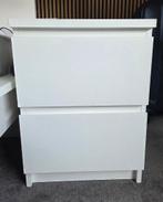 IKEA MALM ladekast wit - 2 lades - goede staat, Ophalen, Minder dan 50 cm, 1 of 2 laden, Zo goed als nieuw