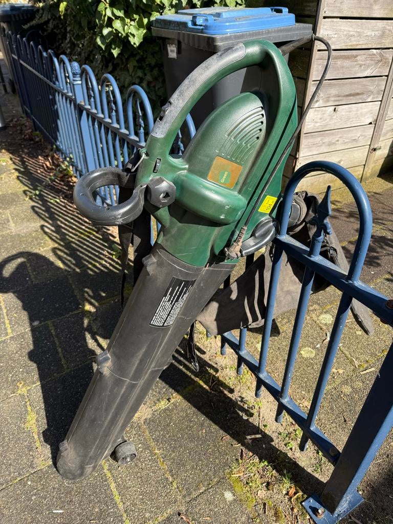 Greenway Bladblazer en Zuiger 230V - Werkt perfect!, Tuin en Terras, Bladblazers, Ophalen, Gebruikt, Met zuigfunctie, Handgedragen