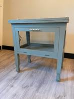 Leuk theekastje met glazen klep, Antiek en Kunst, Antiek | Meubels | Kasten, Ophalen