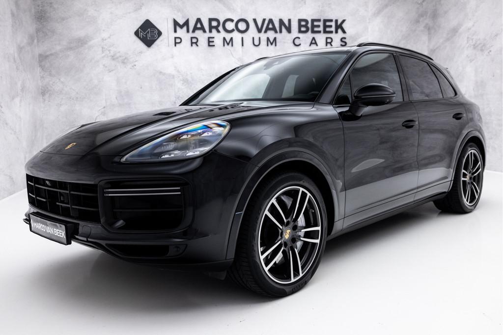 Porsche Cayenne 4.0 Turbo | Pano | Luchtvering | Soft Close, Auto's, Porsche, Automaat, Gebruikt, Zwart, Leder
