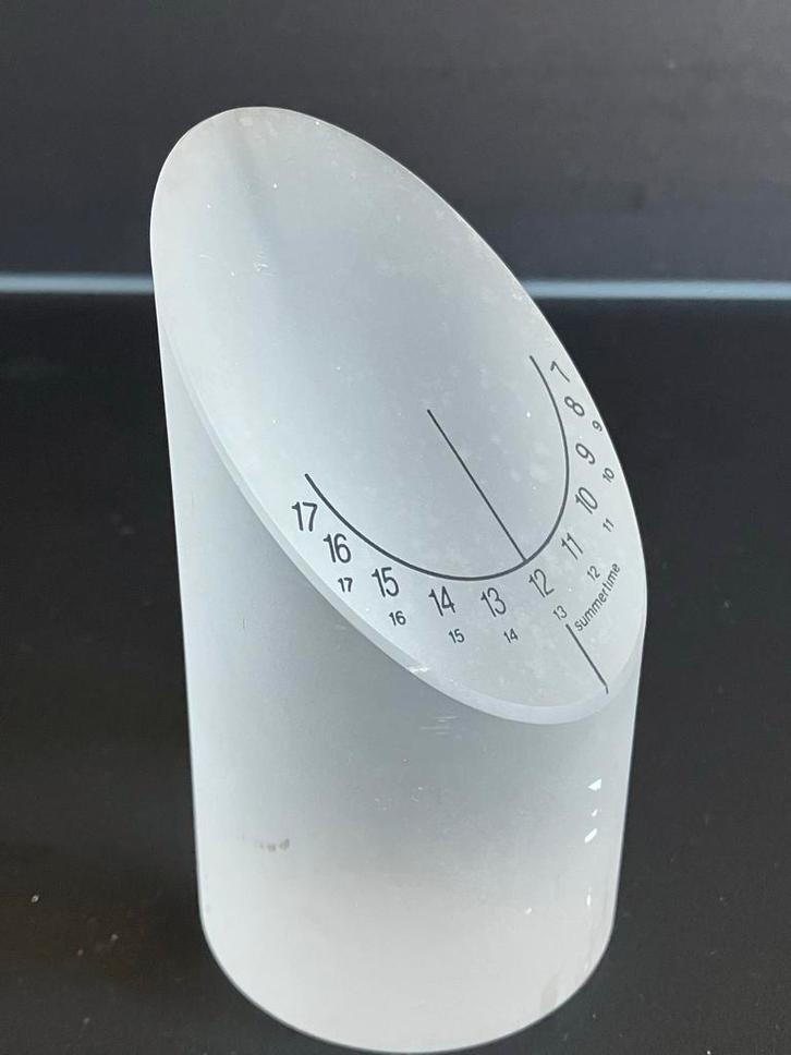 Zonnewijzer Siem van de Marel Leerdam, Tuin en Terras, Zonnewijzers, Gebruikt, Ophalen