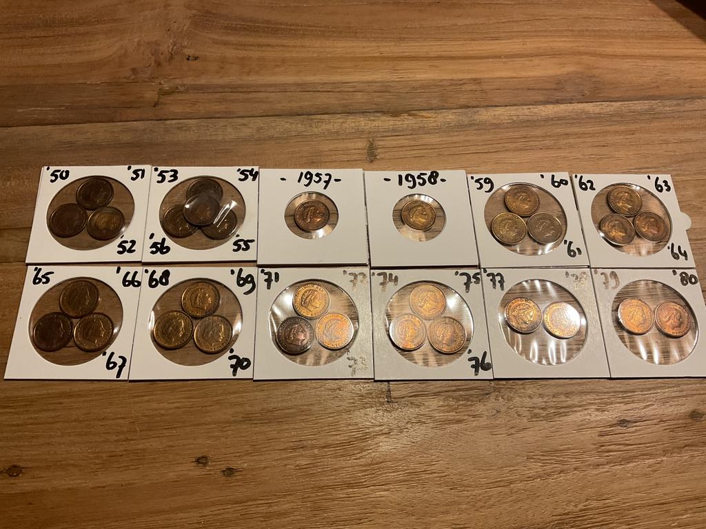 1 cent reeks(1950-1980), Postzegels en Munten, Munten | Nederland, Ophalen of Verzenden