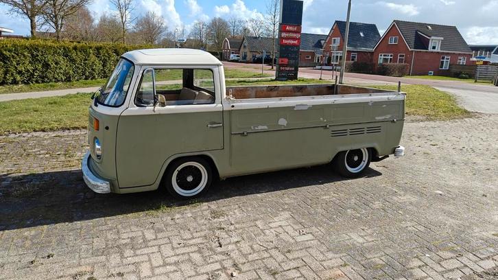 Vw T2b pickup 1974, Auto's, Bestelauto's, Particulier, Volkswagen, Benzine, Geïmporteerd, Ophalen