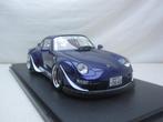 Porsche 911 / 993 RWB Army Girl paars metallic 1:18 GTspirit, Ophalen of Verzenden, Nieuw, Auto, Overige merken