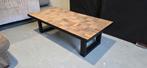 Salontafel Towerliving met mangohout en ijzeren frame, Ophalen, Overige materialen, Towerliving, 50 tot 100 cm