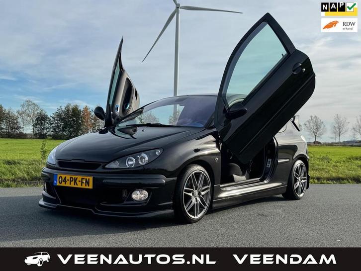 Peugeot 206 1.4-16V XS Pack Vleugeldeuren Show, Auto's, Peugeot, Bedrijf, Te koop, ABS, Airbags, Airconditioning, Boordcomputer