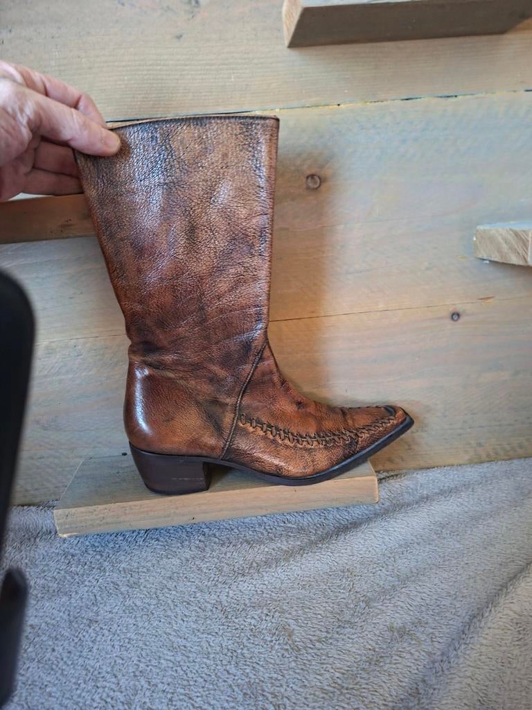 🌈 Via Vai dames mid hoge cowboy laarzen maat 38, Kleding | Dames, Schoenen, Via Vai, Hoge laarzen, Bruin, Ophalen of Verzenden