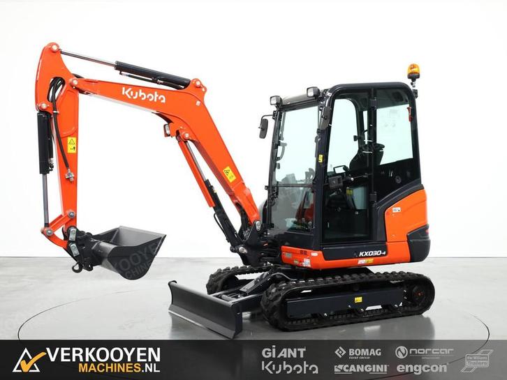 2024 Kubota KX030-4 VK9199, Zakelijke goederen, Machines en Bouw | Kranen en Graafmachines, Graafmachine