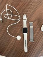 Apple watch SE with rubber band, Ophalen, Zo goed als nieuw, Zwart, IOS