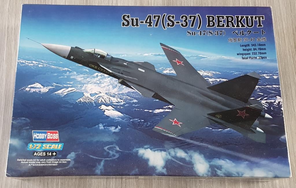 Su-47 [S-37] Berkut, Hobby Boss 1:72, Overige merken, Nieuw, Ophalen of Verzenden, Groter dan 1:72