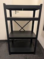 IKEA BROR Stellingkast met 4 planken - Zwart metaal, Ophalen, Gebruikt
