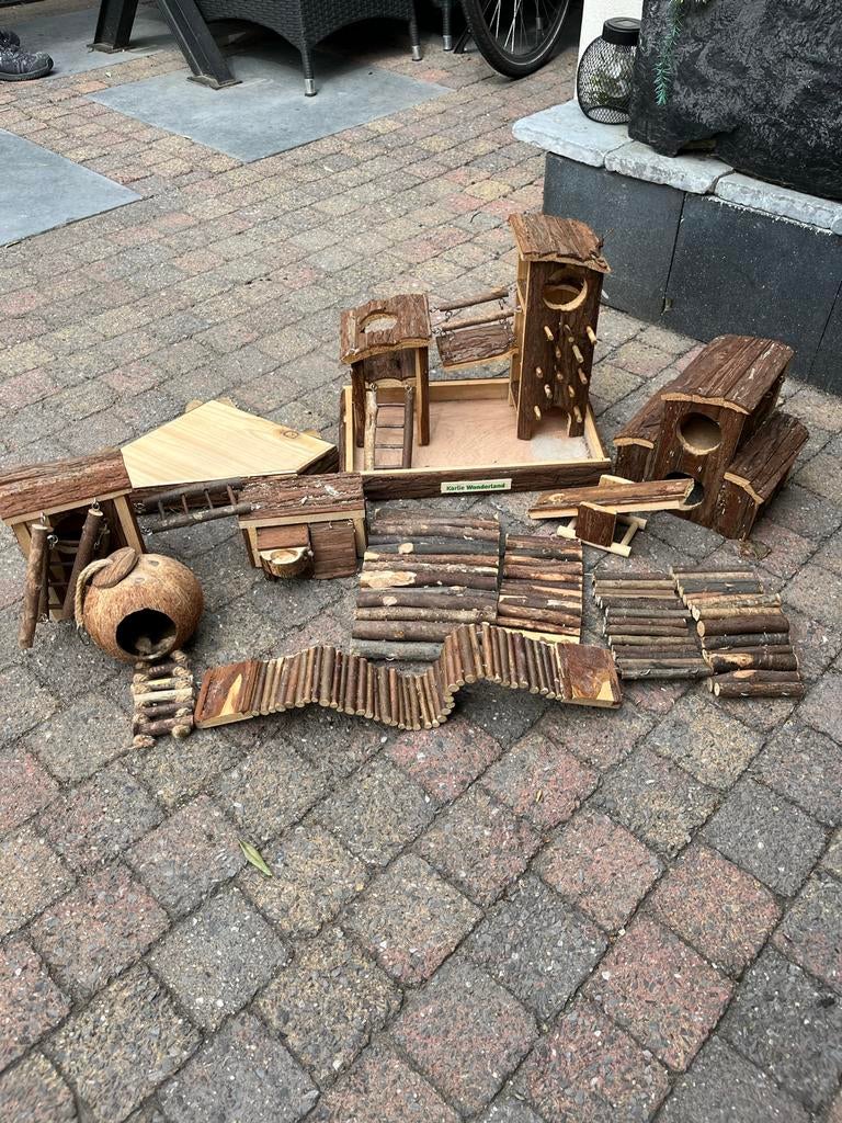 Hamster spullen Karlie Wonderland, Dieren en Toebehoren, Ophalen of Verzenden, Zo goed als nieuw, Loopwiel of Rad