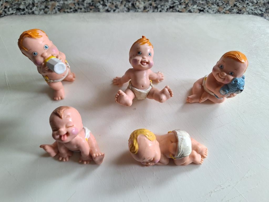 5 leuke baby poppetjes, Ophalen of Verzenden, Babypop