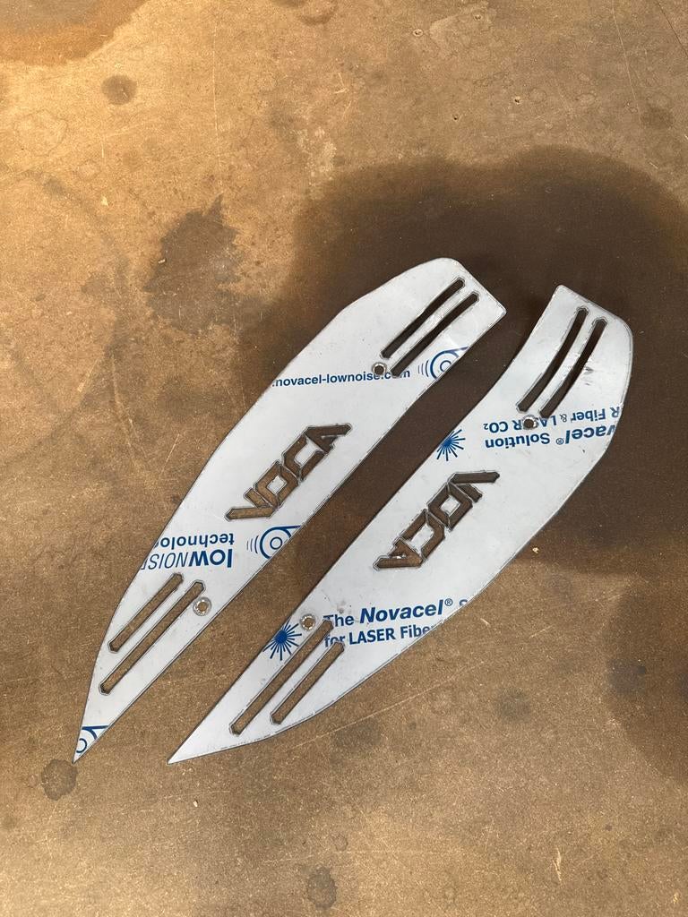 Voetenplaat set Voca voor Yamaha Aerox - Nieuw, Fietsen en Brommers, Ophalen of Verzenden, Nieuw, Overige typen, Yamaha
