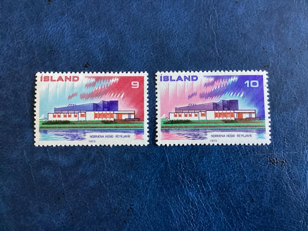 IJsland  -1973 Norræna Húsið Reykjavík -Mi.478/79, Ophalen of Verzenden, IJsland, Postfris