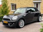 Mini 1.6 Cooper S Cabrio 2011 Zwart, Auto's, Voorwielaandrijving, Zwart, 4 cilinders, Cabriolet