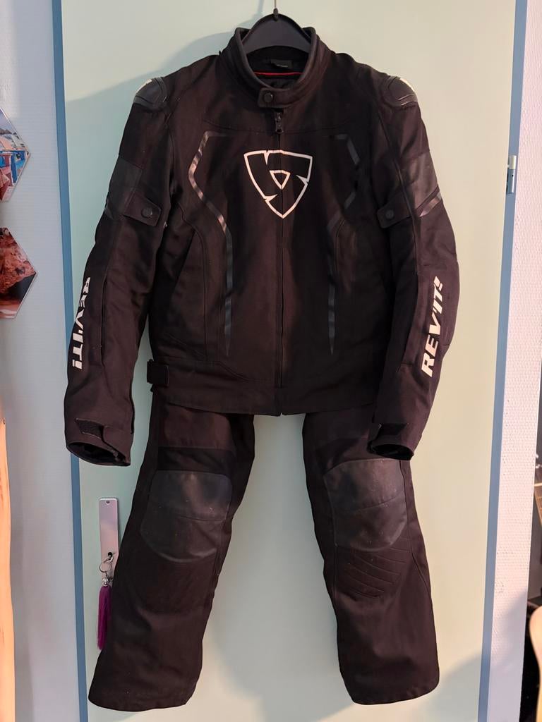 REV'IT! Motorpak (jas en broek) - Textiel maat L, Ophalen, Tweedehands, Heren, Combipak