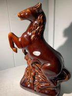 Vintage Scheurich Keramiek Paard Beeldje - Bruin Glazuur, Ophalen of Verzenden, Gebruikt, Dier