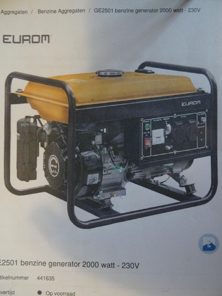 nieuw AGREGAAT / GENERATOR voor halve prijs, Ophalen, Nieuw