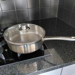 BK hapjespan met deksel, Ophalen, Zo goed als nieuw, Rvs, Overige typen