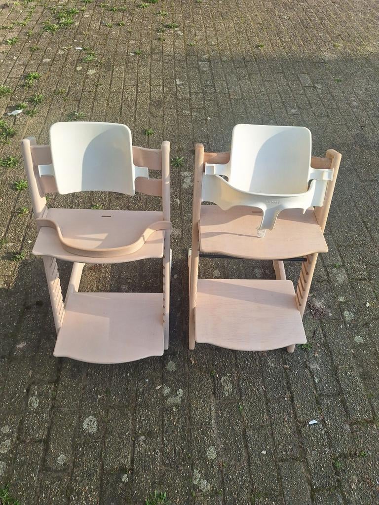 2x trip trap stoelen/ kinderstoel/ meegroei stoel, Kinderen en Baby's, Kinderstoelen, Ophalen, Gebruikt, Meegroeistoel