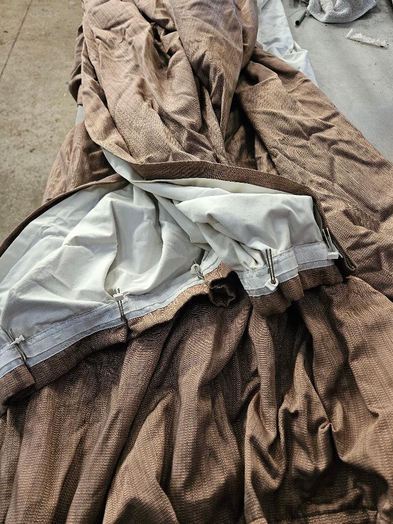 gordijnen bruin   gehaakte spreitjes  lopers, Bruin, 200 cm of meer, Nieuw, Ophalen of Verzenden