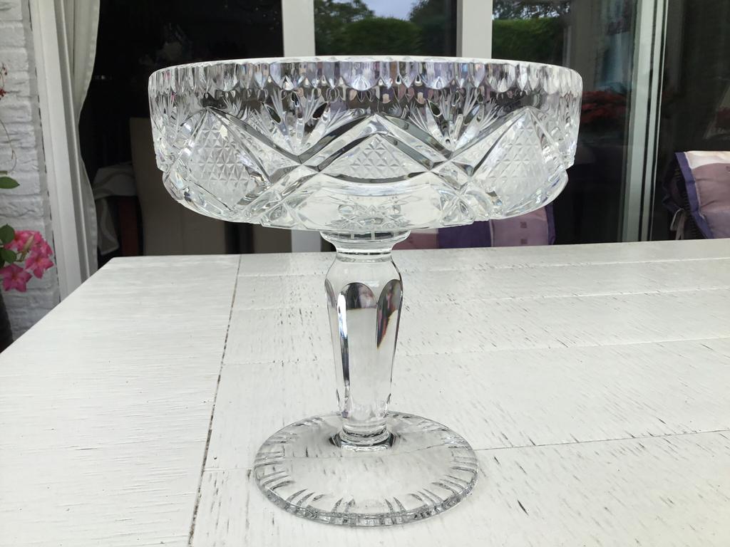 Vintage kristallen fruitschaal, Ophalen