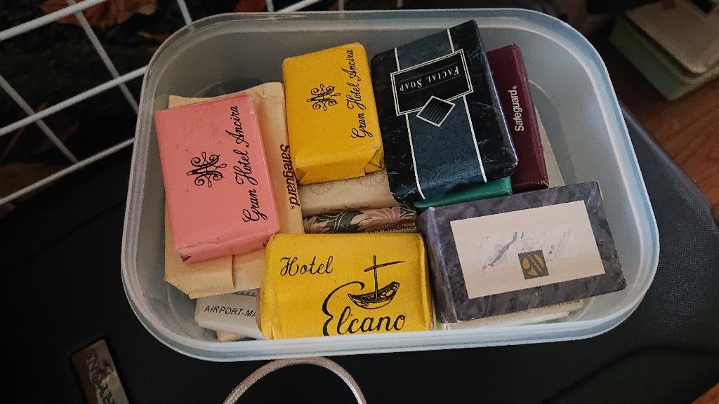 hotel zeepjes, vintage verzameling, USA, Ophalen, Persoonlijke verzorging