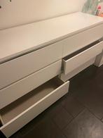 Wit dressoir (IKEA) met 6 laden, 160x48x77cm, Ophalen, Gebruikt, 100 tot 150 cm, 5 laden of meer