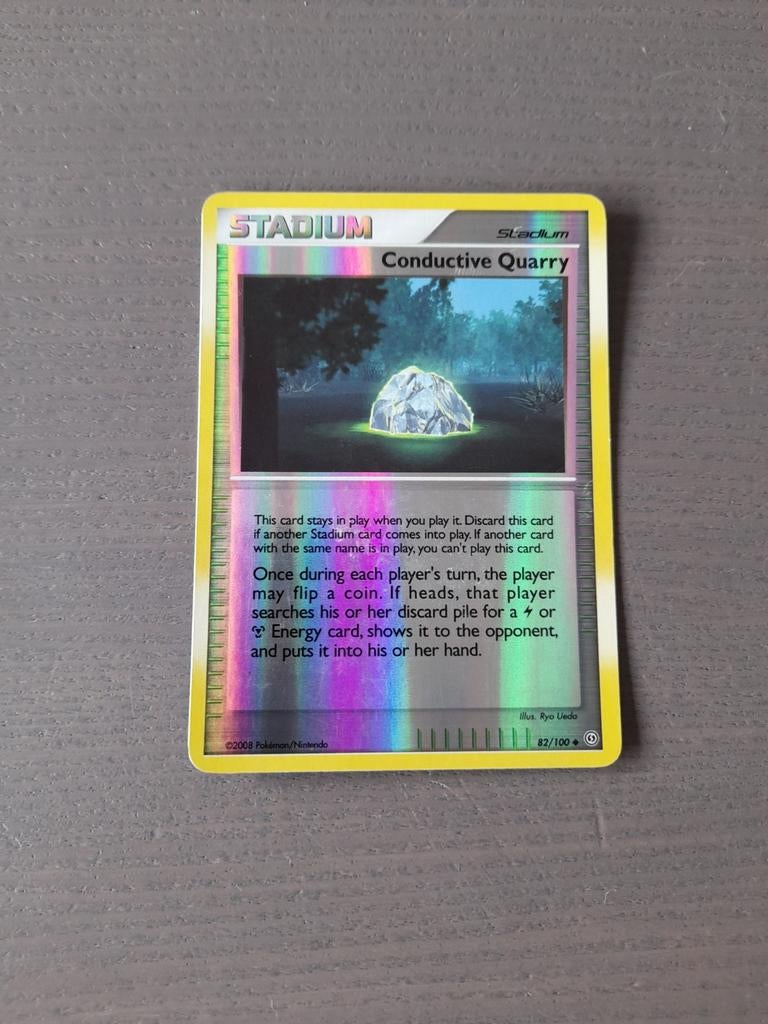2008 stormfront 82/100 conductive quarry reverse, Ophalen of Verzenden, Gebruikt, Losse kaart, Foil