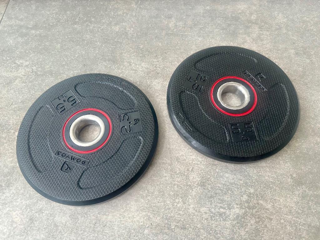 Corength Halterschijf rubber/gietijzer 2.5 kg (2x), Sport en Fitness, Fitnessmaterialen, Ophalen, Zo goed als nieuw, Halterschijven
