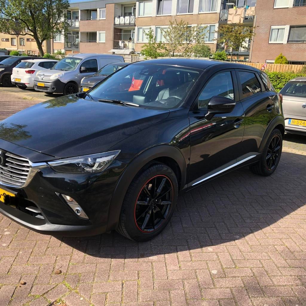 Mazda CX-3 2.0 Skyactiv-g 110KW AWD 2016 Zwart, Auto's, 1998 cc, Zwart, 4 cilinders, 1210 kg