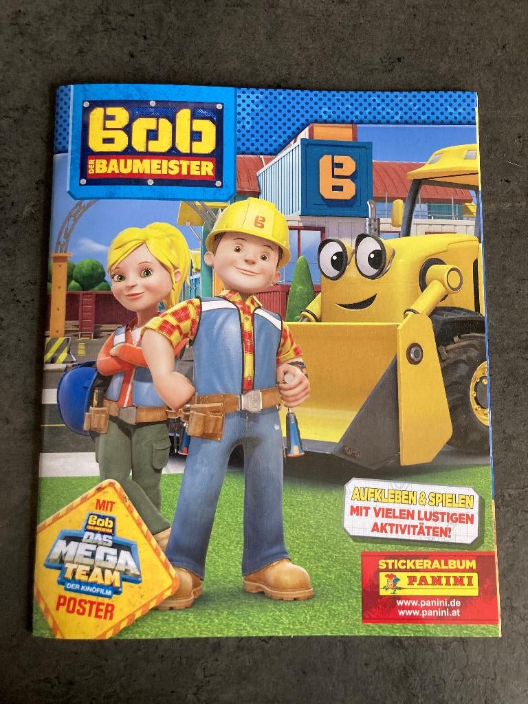 Panini - Bob de Bouwer - Das Mega Team - Het Mega Team, Verzamelen, Stickers, Nieuw, Ophalen of Verzenden