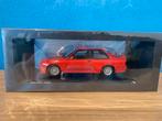 BMW M3 E30 Minichamps Rood Dealer Uitgave  1:18, Hobby en Vrije tijd, Modelauto's | 1:18, Ophalen of Verzenden, Nieuw, Auto, MiniChamps