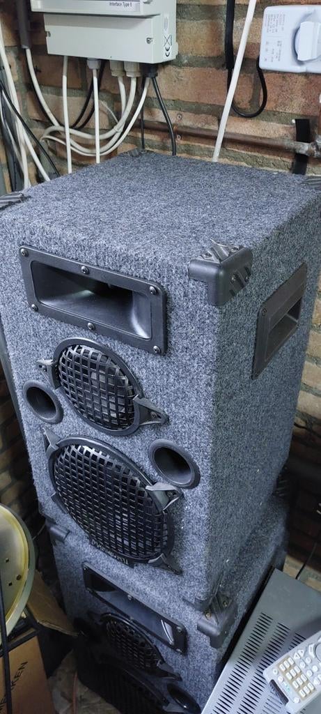 Marquant Disco boxen, Gebruikt, 60 tot 120 watt, Front, Rear of Stereo speakers, Ophalen