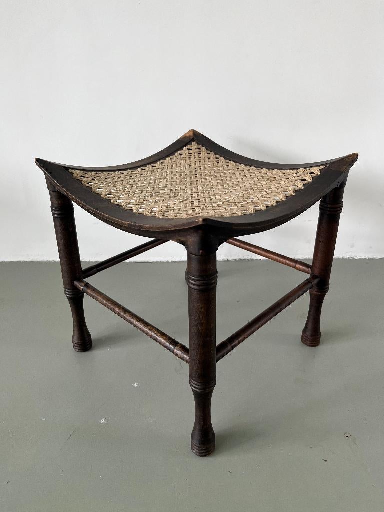 Arts & Crafts Thebes kruk Jugendstil Art Nouveau Liberty&Co, Ophalen of Verzenden