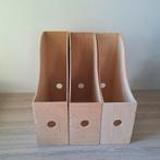 3 stuks Ikea Knuff houten lectuurbak/document houder, Diversen, Bureau-accessoires, Ophalen of Verzenden, Zo goed als nieuw