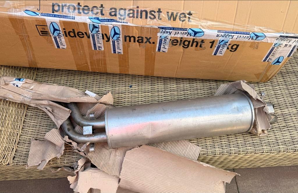 Mercedes W123 achterdemper 6 cilinder 250/280, Ophalen of Verzenden, Gebruikt, Mercedes-Benz