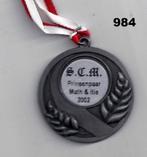 Mr984 medaille carnaval prinsenpaar math en itie 2002 --, Ophalen of Verzenden, Overige materialen