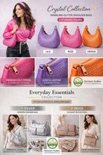 Nieuwe tassen: beige, gekleurd en zilver, Beige, Groothandel, Nieuw, Ophalen of Verzenden