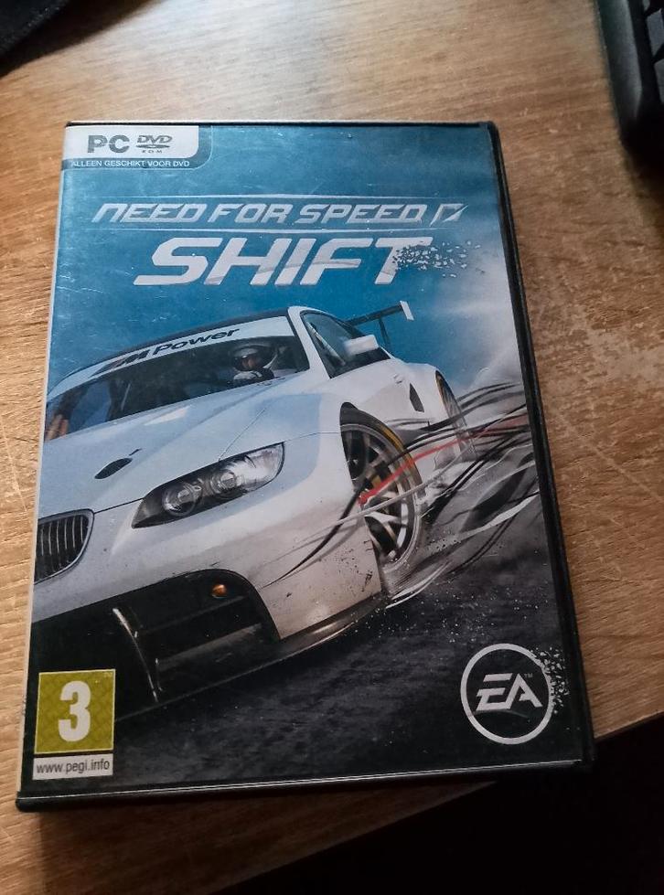 Need For Speed Shift, Spelcomputers en Games, Games | Pc, Zo goed als nieuw, Racen en Vliegen, 1 speler, Vanaf 3 jaar, Eén computer