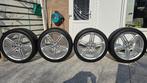 20" wielen en banden VW/Audi BREEDSET, Ophalen, Gebruikt, 255 mm, Band(en)