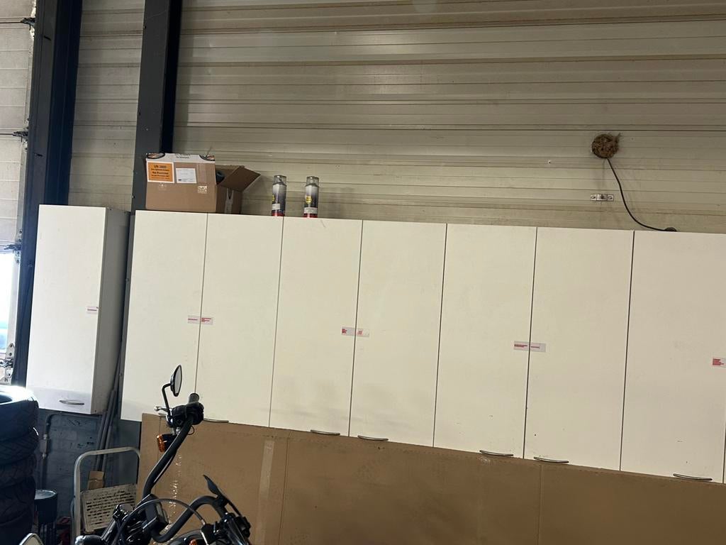 Kasten wandkasten, Ophalen, Gebruikt, Wit, Overige typen