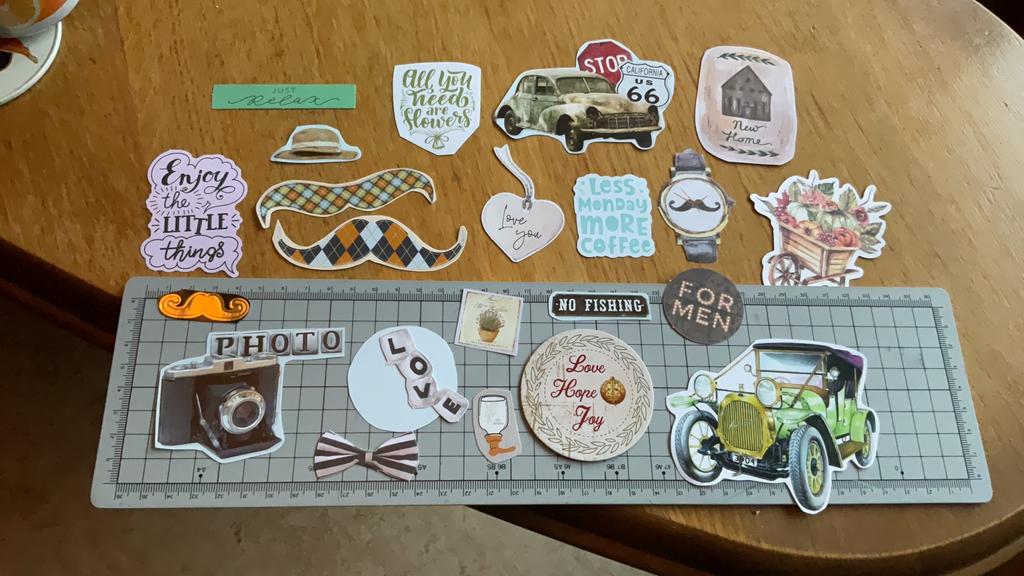 Set die cuts for men , een,alige set, Ophalen, Nieuw