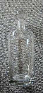 Glazen karaf met stop, Ophalen of Verzenden