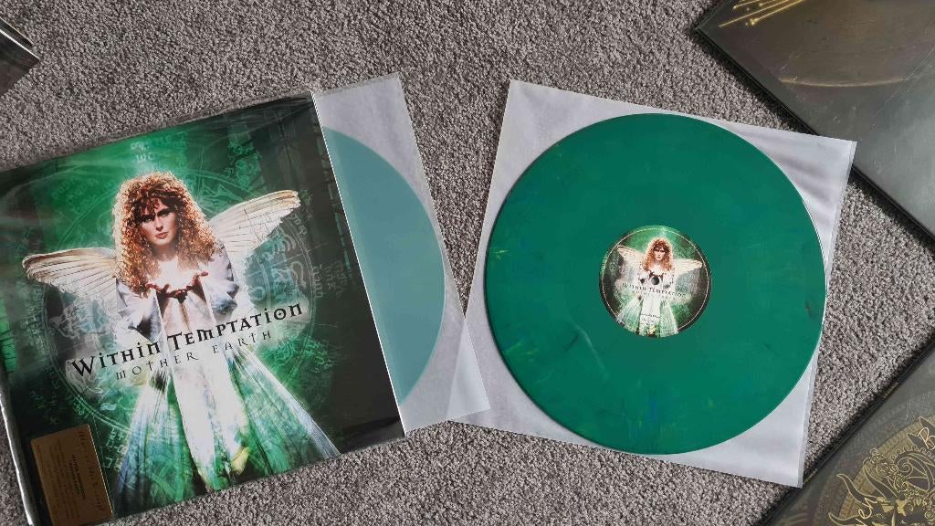 WITHIN TEMPTATION - MOTHER EARTH GROEN VINYL, Ophalen of Verzenden, Zo goed als nieuw