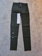 Rechte superstretch broek Rundholz, witte print, XS en S, Verzenden, Wit, Nieuw, Maat 34 (XS) of kleiner