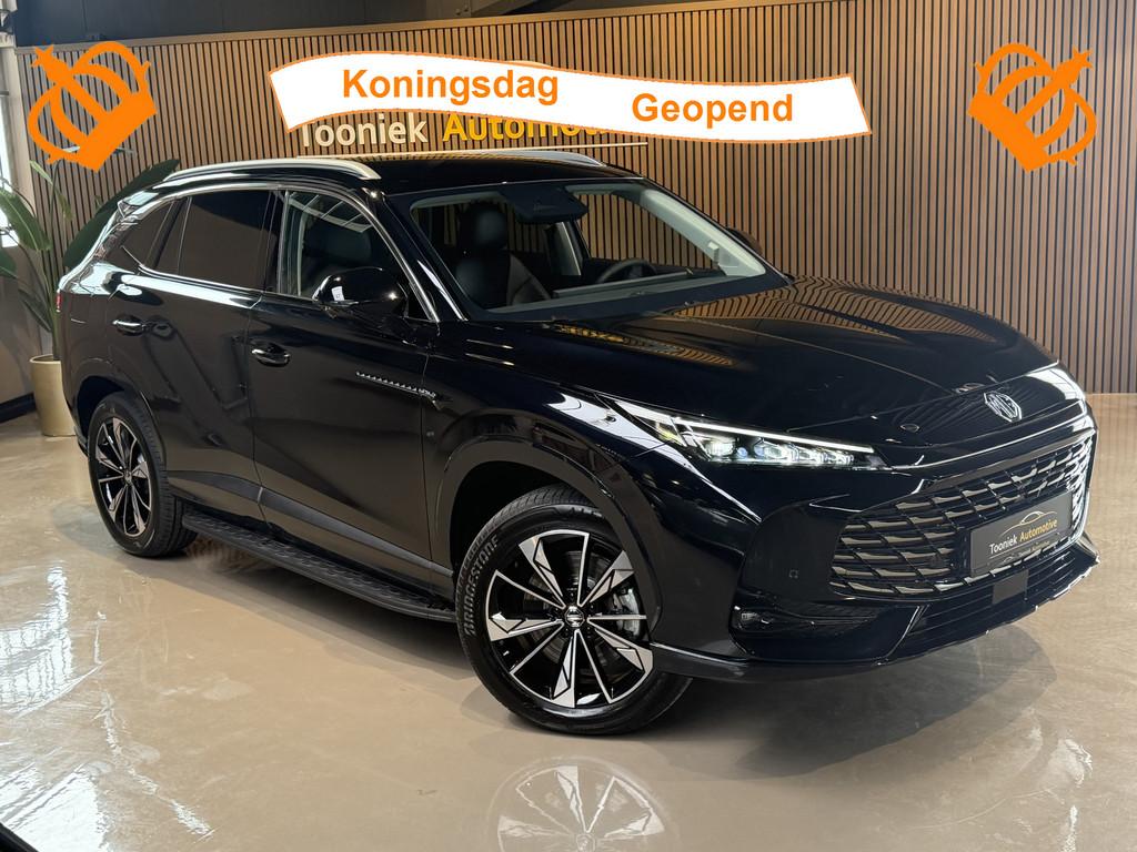 MG EHS 1.5 TGDI Luxury Navigatie Treeplanken Cruise control, Gebruikt, Zwart, 4 cilinders, Zwart