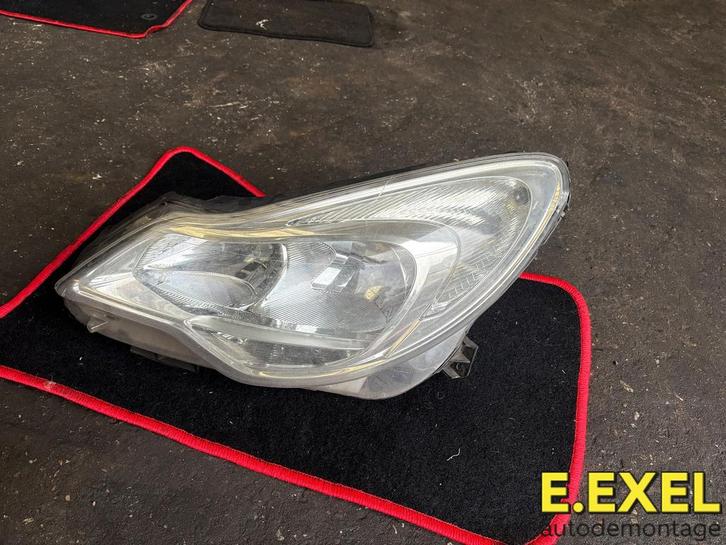 Koplamp Links Opel Corsa D Facelift 13392705 2011-14, Auto-onderdelen, Verlichting, Opel, Gebruikt, Herkomst onderdeel bekend