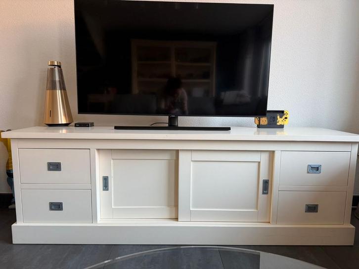 Mooi Richmond TV meubel - 200 cm breed met soft-close lades, Huis en Inrichting, Kasten | Televisiemeubels, Gebruikt, Minder dan 100 cm